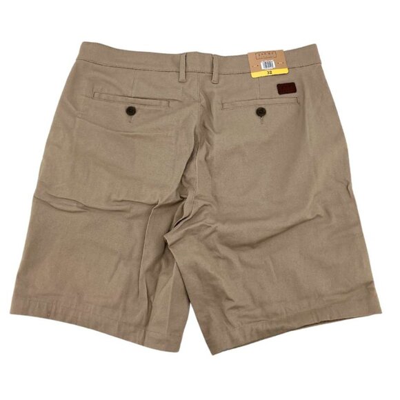 JACHS New York | Men's Flat Front Shorts | Beige | Size 32 - Picture 2 of 2